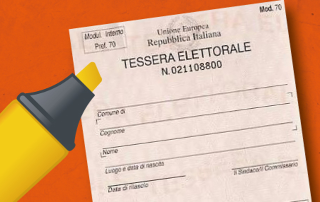 AVVISO TESSERA ELETTORALE - referendum abrogativi del 12 giugno 2022